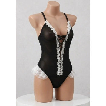 Bicomi Elegance: Esnek Dantelli ve Kusursuz Form Veren Sırt Dekolteli Body