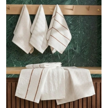 Ultra Emici & Hızlı Kuruyan 6’lı Doğal Pamuk Mutfak Kurulama Seti