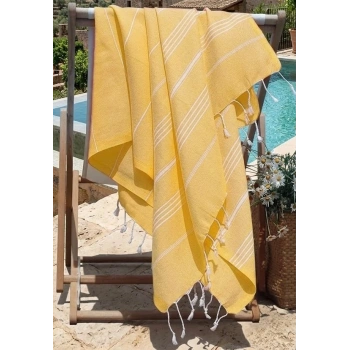 Summer Wind Soft: Hızlı Kuruyan, Yer Kaplamayan %100 Doğal Pamuk Plaj ve Banyo Peştemalı