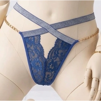 Bicomi Safir Esintisi: Konforlu ve Zincir Detaylı Dantelli Premium String