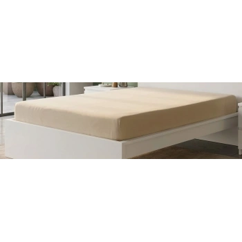 Newsheet %100 Saf Pamuk Terletmez Lastikli Tek Kişilik Penye Çarşaf - Yataktan Kaymayan Yumuşak Doku (100x200 cm)