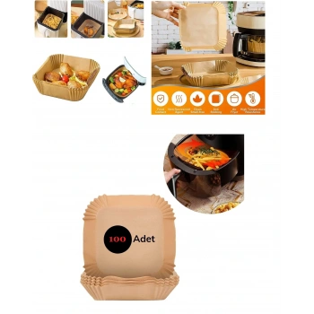 Airfreyer Fritöz Kağıdı Kare Xl / Xxl 100lü