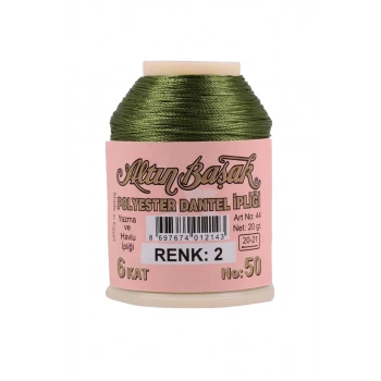 Altınbaşak Oya ve Dantel İpi 20 gr - Biçomi - No: 002