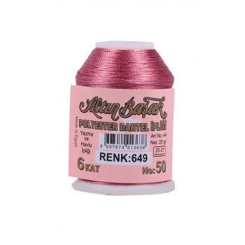 Altınbaşak Oya ve Dantel İpi 20 gr - Biçomi - No: 649
