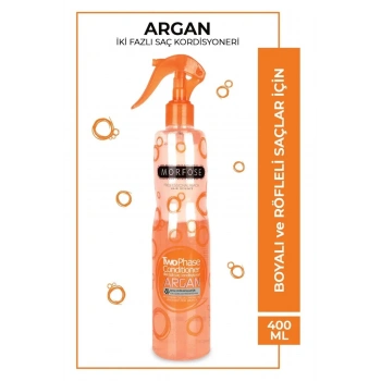 Argan Çift Fazlı Kondisyoner Fön Suyu 400 ML  - mrfs