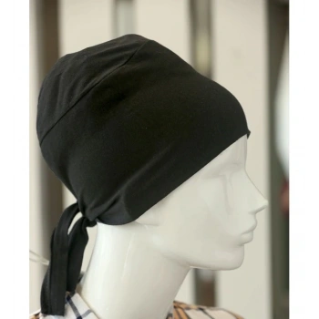 Bağlamalı Tesettür Bone - Bağlamalı Bandana 5 Adet