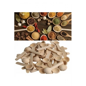 Bambu Baharat ve Reçel Kaşığı 6 Adet