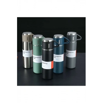 Bardaklı Termos Seti 500 Ml Biçomi-CLKN-1958