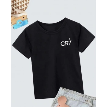 Baskılı T-Shirt - Siyah -