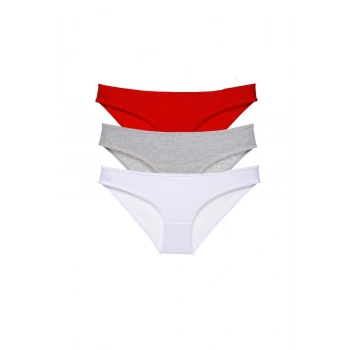 biçomi 3 adet Süper Eko Set Likralı Kadın Slip Külot 542