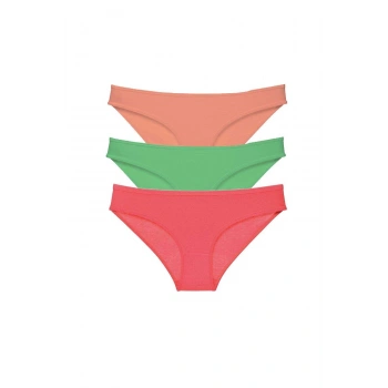 biçomi 3 adet Süper Eko Set Likralı Kadın Slip Külot 543