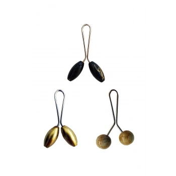 biçomi 3 Adet Tesettür Eşarp ve Şal Klipsi Sarı Hardal Siyah