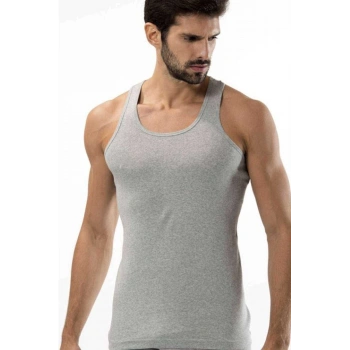 biçomi 3 adet Tutku Ribana Spor Erkek Gri Atlet 0118