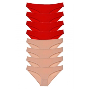 biçomi 8 adet Süper Eko Set Likralı Kadın Slip Külot