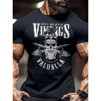 Biçomi Baskılı Oversize Bisiklet Yaka T-shirt - Siyah