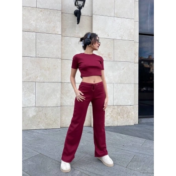 BİÇOMİ Bol paça pantolonlu alt üst takım