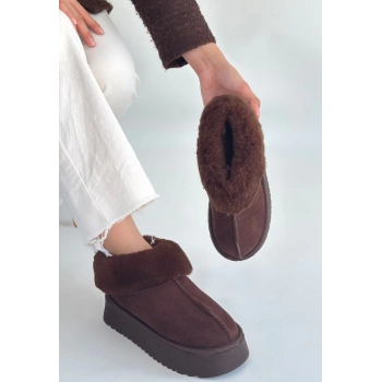 BİÇOMİ Edali Kahverengi Süet Bot