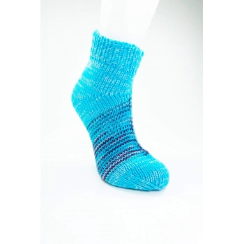 biçomi El Örgüsü Kışlık Şık Kadın Yün Patik D15