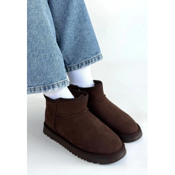 BİÇOMİ Elsa Kahverengi Süet Bot