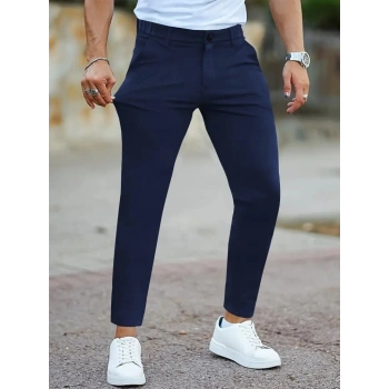 Biçomi Erkek Cepli Slimfit Atlas Pantolon