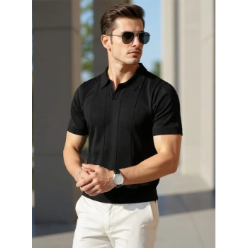 Biçomi Erkek Kısa Kollu Polo Yakalı Triko Tshirt