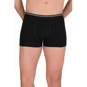 biçomi Likralı Erkek Boxer Şort Siyah 1097B