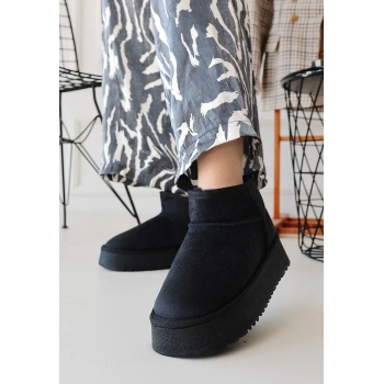 BİÇOMİ Linne Siyah Süet Bot