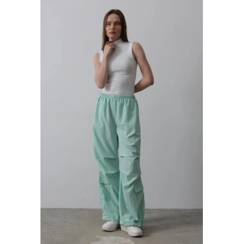 Biçomi Paraşüt Cargo Pantolon - Mint
