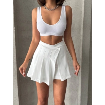 BİÇOMİ Pliseli şort etek