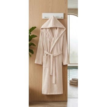 Bicomi Ultra-Soft %100 Pamuklu, Hızlı Kuruyan Kapüşonlu Unisex Banyo ve Ev Keyfi Bornozu