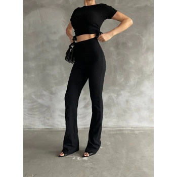 BİÇOMİ Yanları tüneli takım siyah s3161