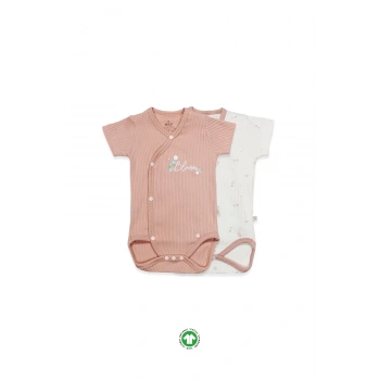 Bloom Rose 2li Yarım Kol Badi 17119 Ekru Gül Kurusu