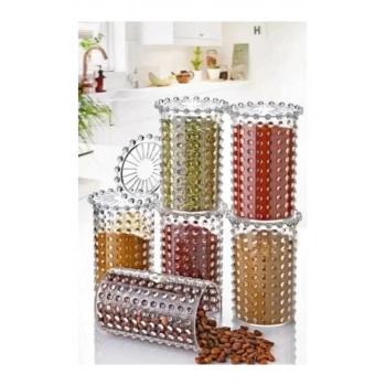 Boncuklu Kavanoz 1 Adet Biçomi-82938