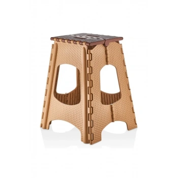 Büyük Katlanır Tabure Naturel Biçomi-MRD979