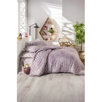 Çift Kişilik Ranforce Nevresim Takımı %100 Pamuklu Zarafet