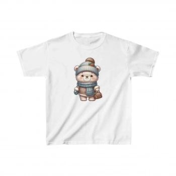 Çocuk Baskılı T-Shirt - Beyaz