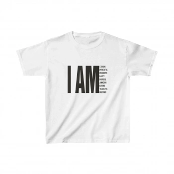 Çocuk Baskılı T-Shirt - Beyaz