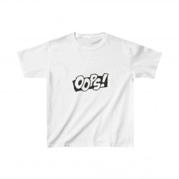 Çocuk Baskılı T-Shirt - Beyaz