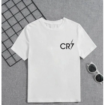 Çocuk Baskılı T-Shirt - Beyaz