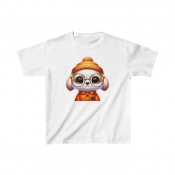 Çocuk Baskılı T-Shirt - Beyaz