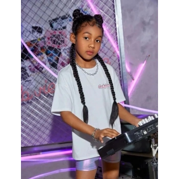 Çocuk   Baskılı T-Shirt - Beyaz