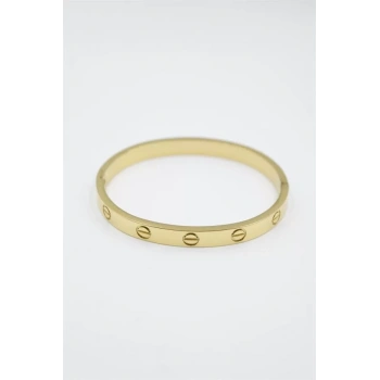 CRT Model Taşsız Bilezik - Altın