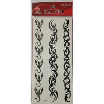 Geçici Dövme Şablonu 3lü - M071
