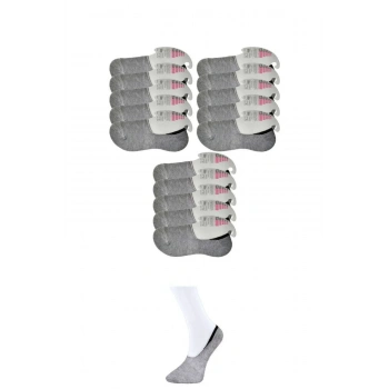 Gri Kadın Babet Çorap 15 çift