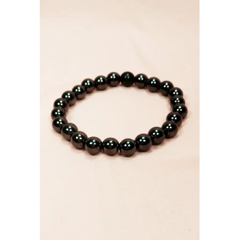 Hematit Doğal Taş Bileklik Kutulu