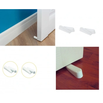 Kapı Stoperi - Kapı Altı Stoperi - Beyaz 8 Adet