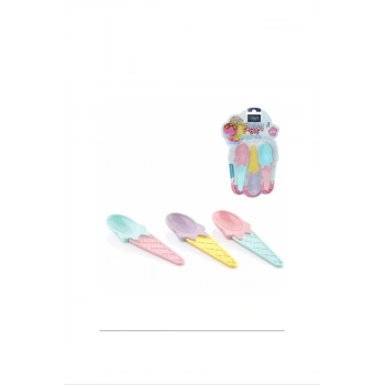 Karnaval Dondurma Kaşığı 3 Adet Biçomi-L716