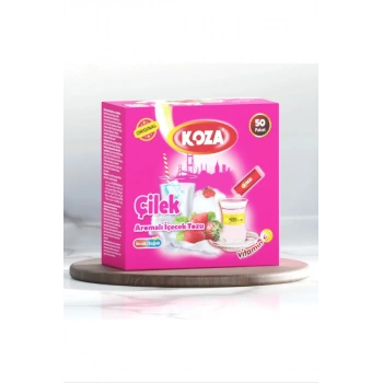 Koza Tek İçimlik Çilek Aromalı Toz İçecek 50li