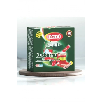 Koza Tek İçimlik Kuşburnu Aromalı Toz İçecek 50li