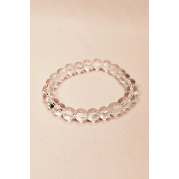 Kuvars Doğal Taş Bileklik Kutulu